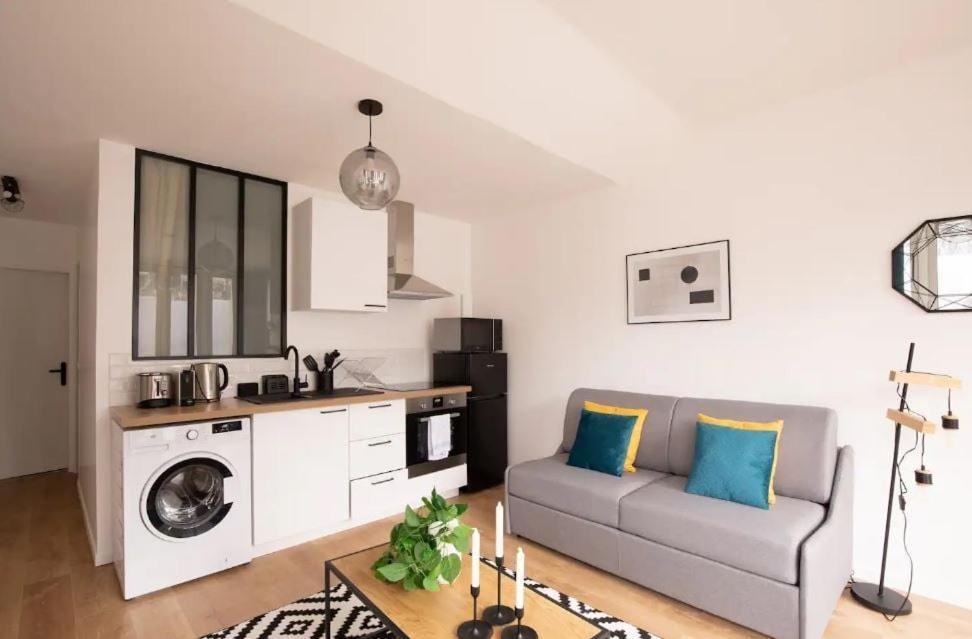 Appartement Lumineux Proche Parc De La Villette Paris Exterior foto