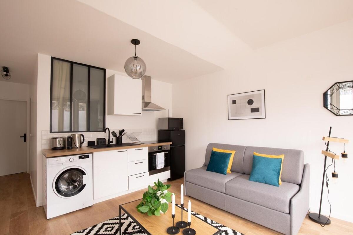 Appartement Lumineux Proche Parc De La Villette Paris Exterior foto